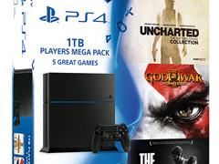 PS4 1TB Players Mega Pack includes Uncharted, God of War 3 & The Last of Us Remastered for £289