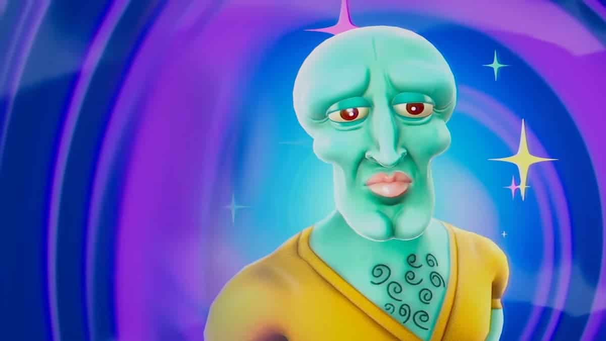 Handsome Squidward in Nickelodeon All-Star Brawl 2.