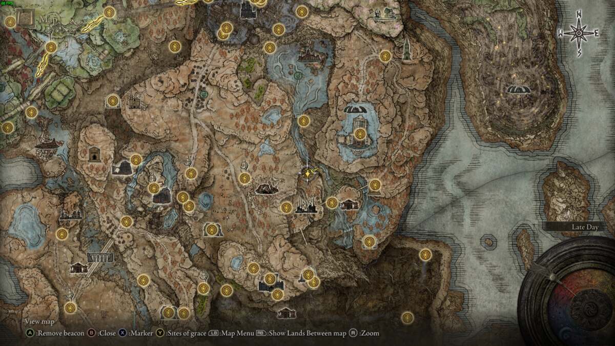 Elden Ring Shadow of the Erdtree Count Ymir: map pointing to Oh Mother gesture.