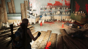 Once Human Cultist Treasure Map: meta-human exploring Coastside Plaza.