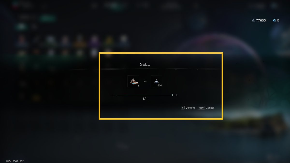 Once Human extra Deviants: in-game Eternaland Shop menu.