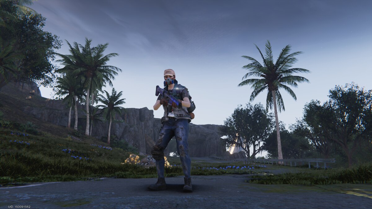 Once Human Lonewolf set: meta-human wearing the set.