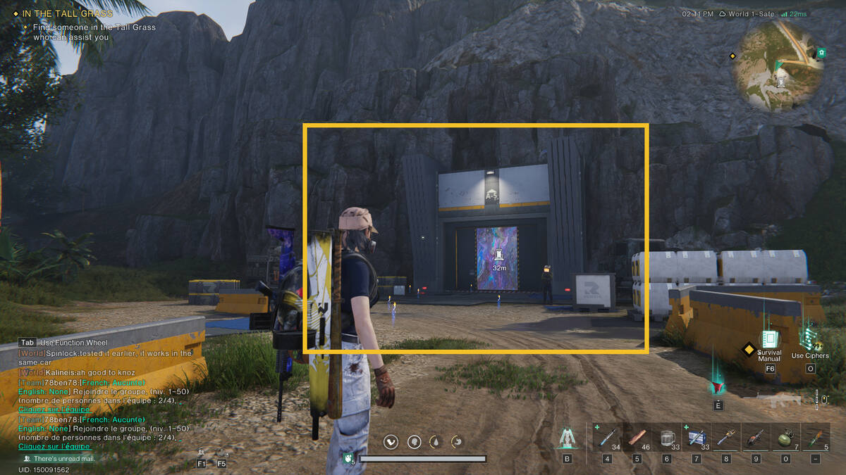 Once Human Mr. Wish: silo entrance.