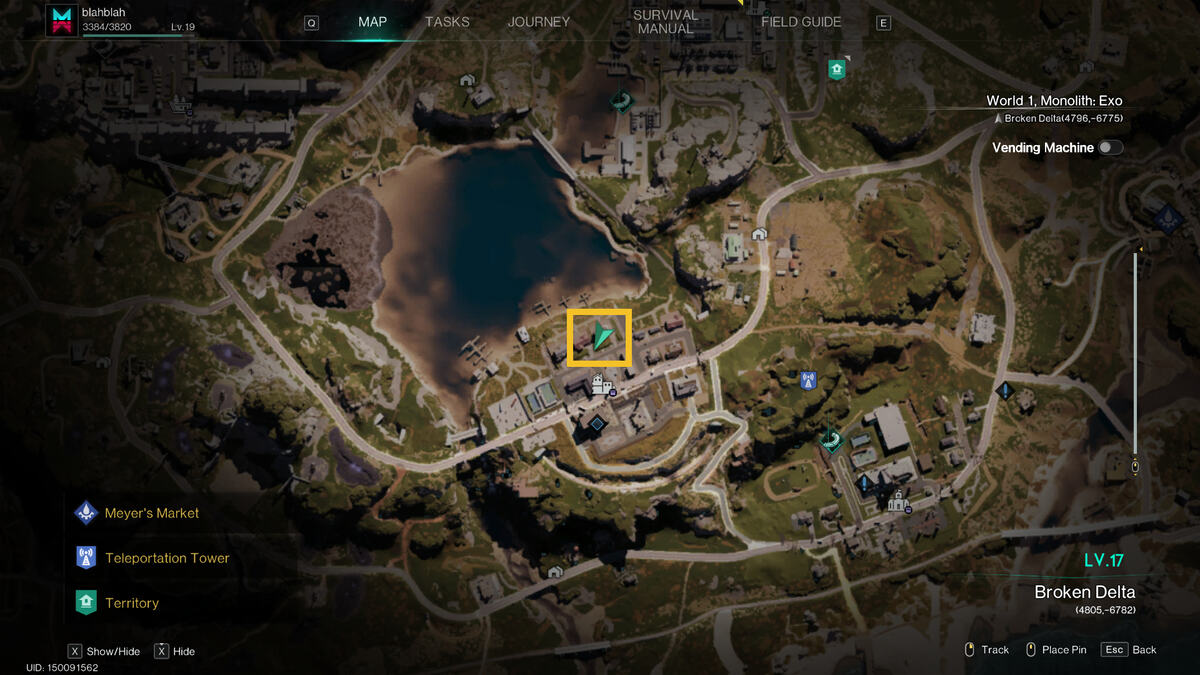 Once Human Subury Mystical Crate: crate location the map.