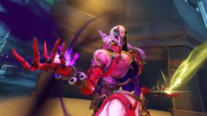 The Ancient Caller skin for Moira in Overwatch 2 Season 9