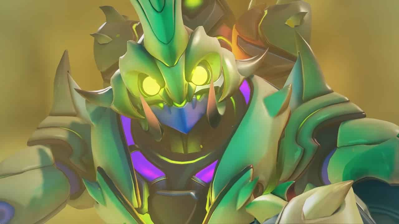 The new Grand Beast Orisa skin in Season 8 of Overwatch 2.