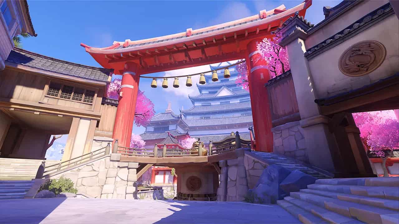 The Hanaoka map in Overwatch 2's Clash mode.