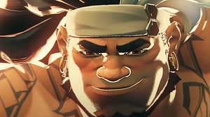 Overwatch 2 Season 8 preload - How do you pre-download the latest season: A close-up shot of new hero Mauga's smiling face.