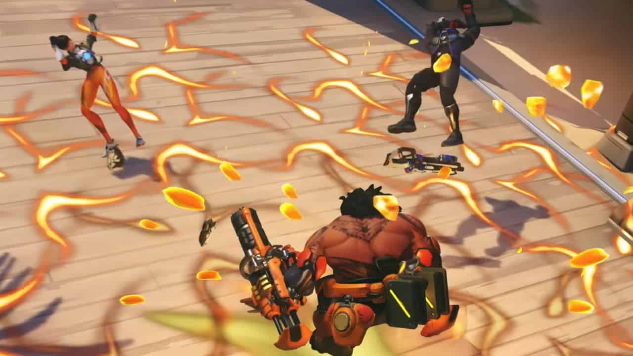 Overwatch 2 Season 8 preload - How do you pre-download the latest season: Mauga lands, sending out a fiery shockwave that knocks over two nearby opposing heroes.