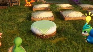 How to make a fluffy pal bed in Palworld: Fluffy pal bed.