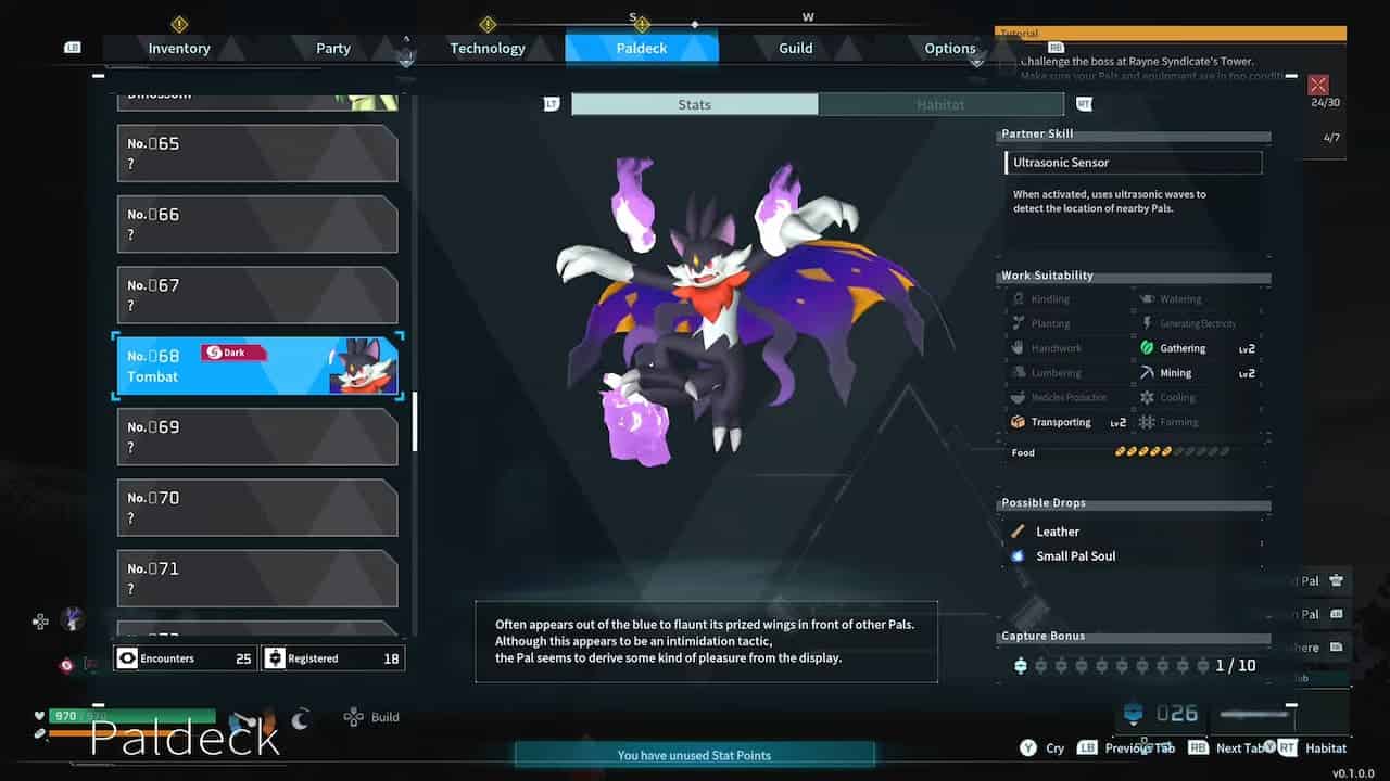 Palworld how to find and catch Tombat – Tombat locations and drops