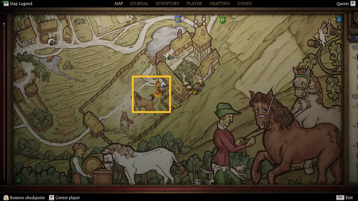 Kingdom Come Deliverance 2 horse: map.