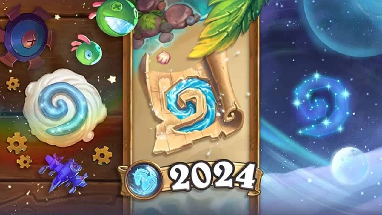 year of the pegasus exapansion roadmap tease hearthstone