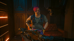 Cyberpunk 2077 Phantom Liberty Dazed and Confused - where to find something with sentimental value for Tool: Tool in basement.
