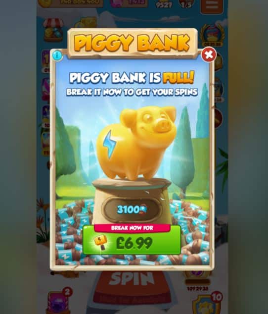 Coin Master Piggy Bank
