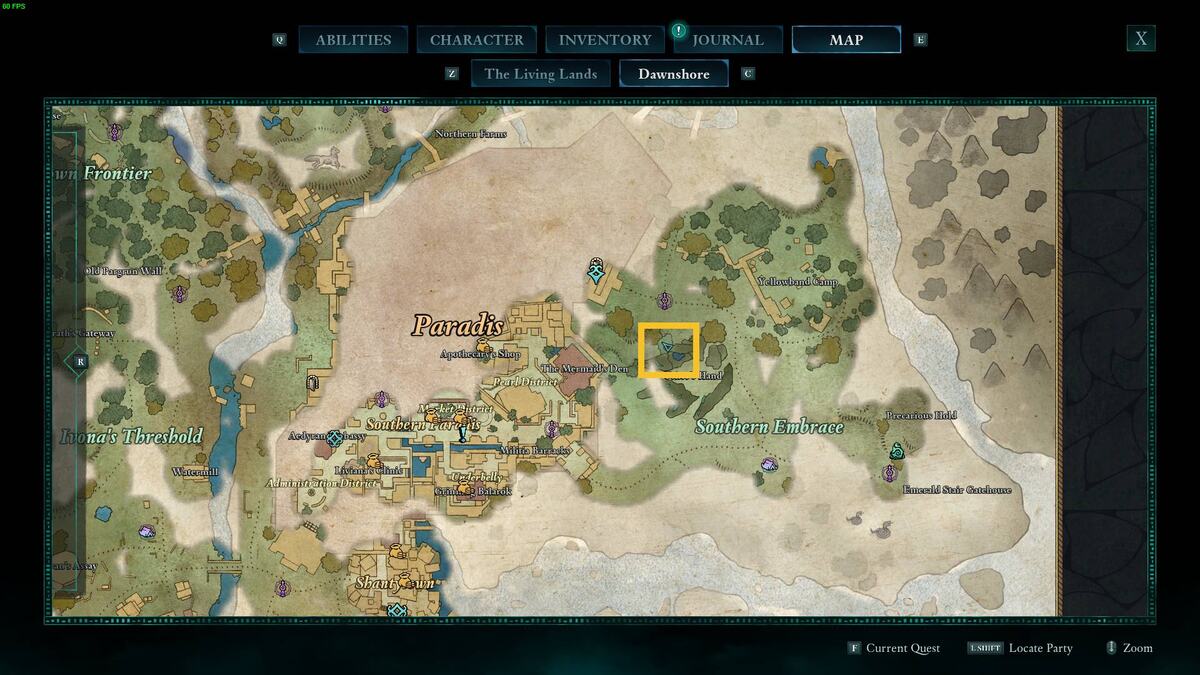 Avowed Totem of Rightful Rulership: map.