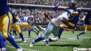 player tackling another in madden 25