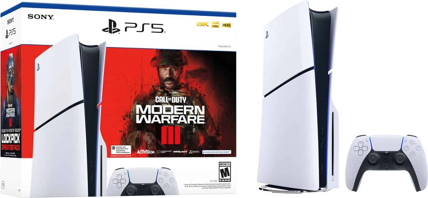 PlayStation 5 Slim Console and Callof Duty: Modern Warfare III Bundle
