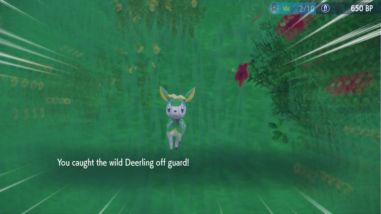 Pokemon Indigo Disk how to sneak up on Pokemon