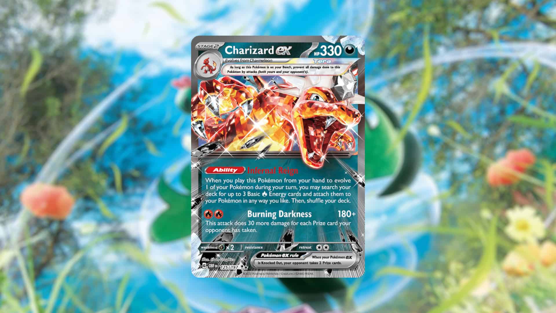 An image of a dragon pokemon card.