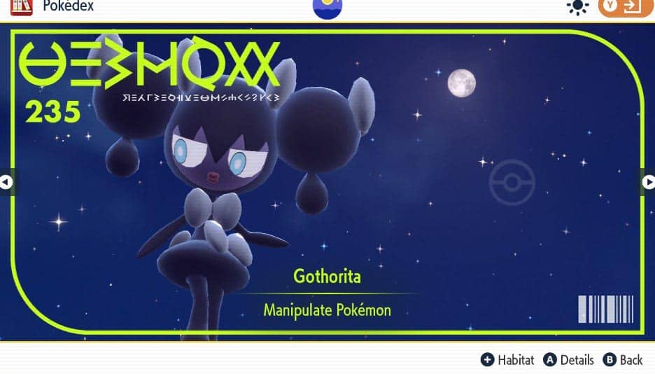 Pokemon Scarlet and Violet: How to Evolve Gothita into Gothorita and Gothitelle