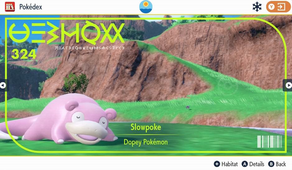 Pokémon Scarlet and Violet Slowpoke