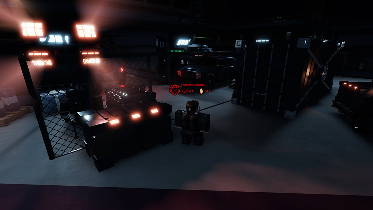 Image of the player in the spawning area in the game Pressure on Roblox