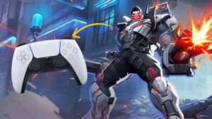The Punisher with controller in Marvel Rivals