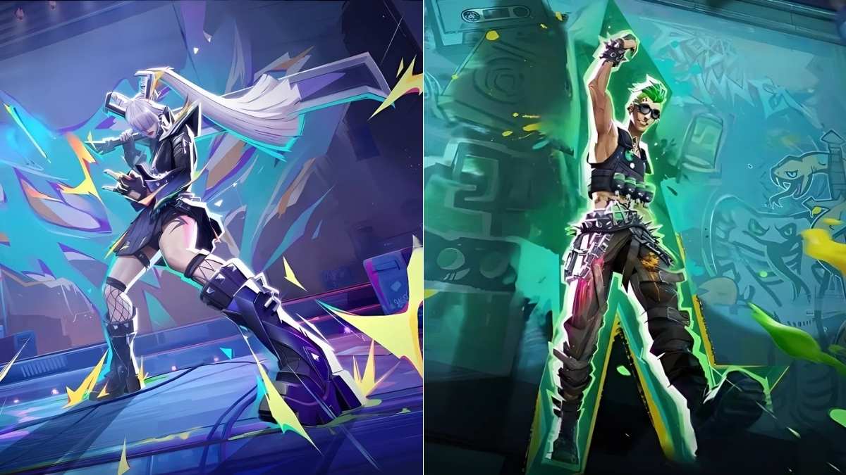Punkchild Magik and Punkrage Hulk skins in Marvel Rivals