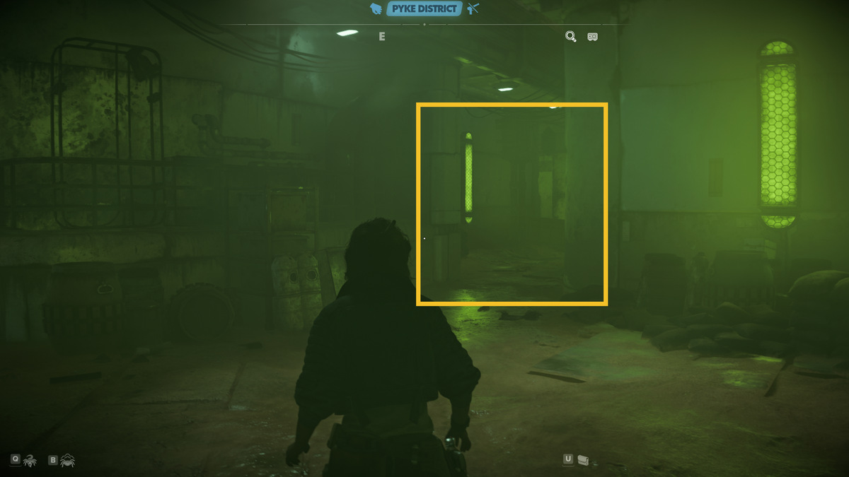 Star Wars Outlaws Pyke Syndicate Vault Keycard locations: Kay in the Pyke Syndicate Vault.