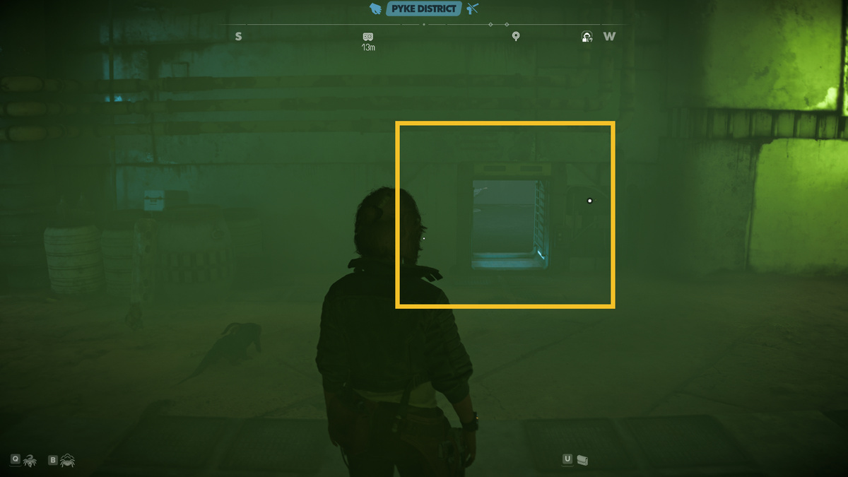 Star Wars Outlaws Pyke Syndicate Vault Keycard locations: Kay in the Pyke Syndicate Vault.