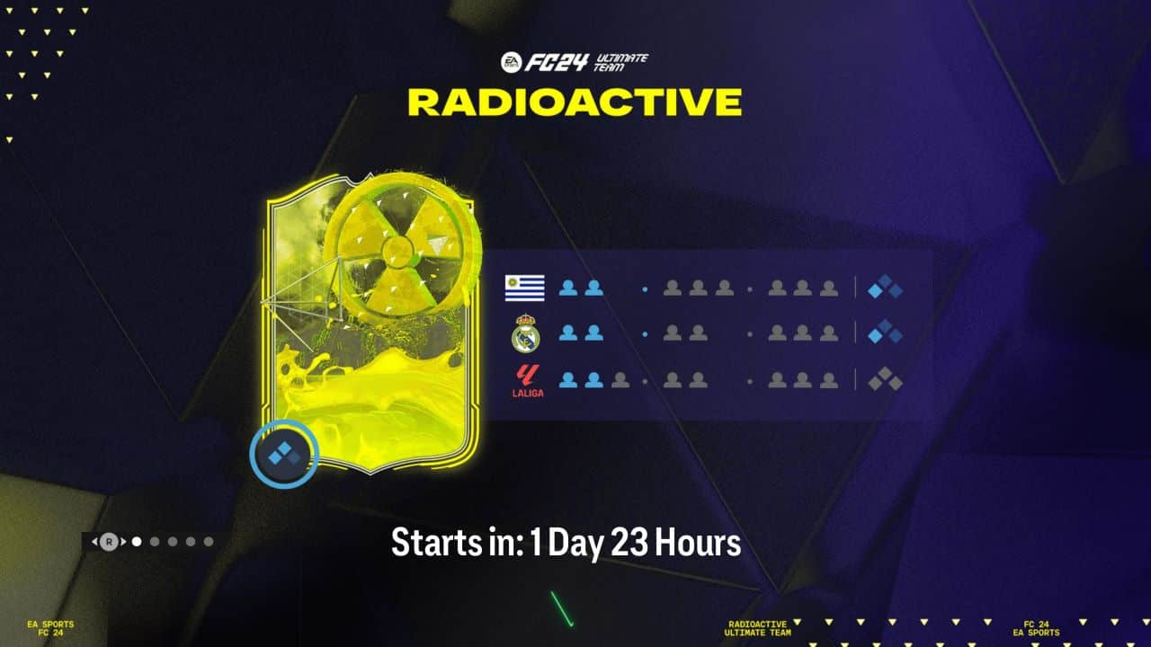 radioactive loading screen fc 24