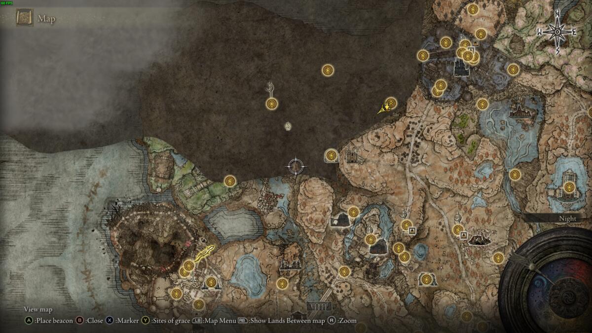 Elden Ring Shadow of the Erdtree map fragment locations: the realm of shadow map.