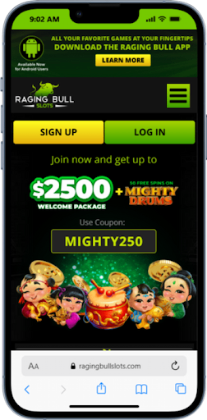 casino app raging bull bonus