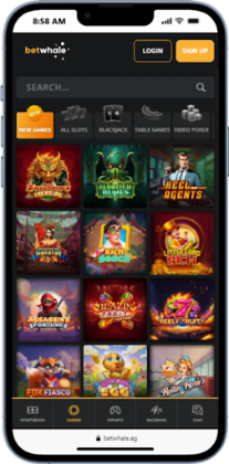 Games at betwhale real money casino app