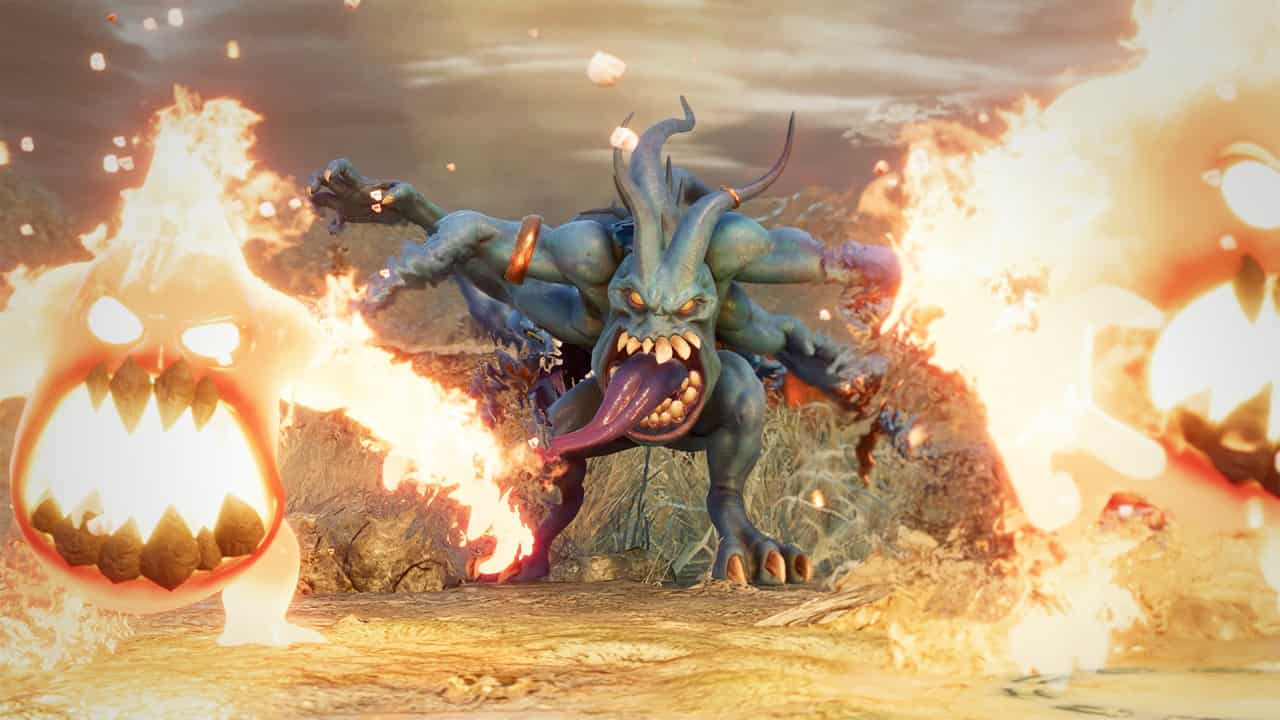 Realms of Ruin factions: A group of Horrors of Tzeentch in Realms of Ruin. Image captured by VideoGamer.