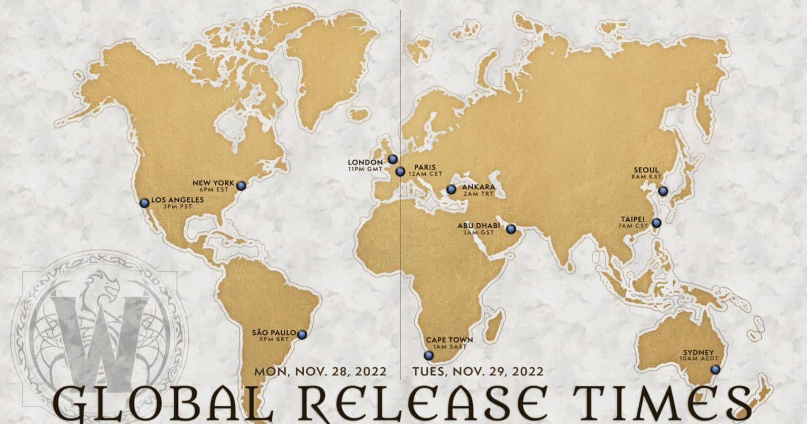Dragonflight release time map