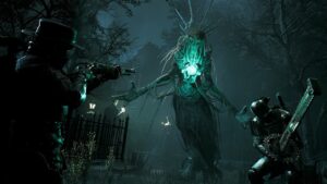 Remnant 2 game pass: An image of a glowing green enemy from the game.