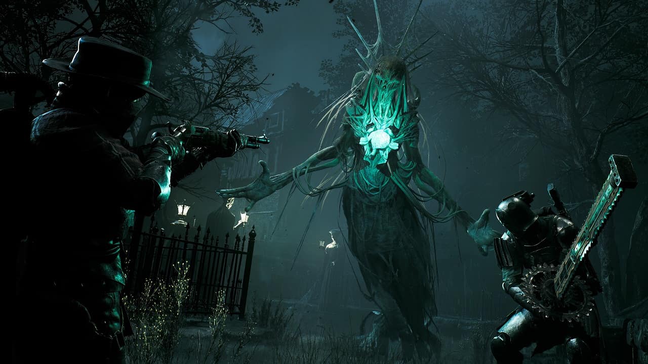 Remnant 2 game pass: An image of a glowing green enemy from the game.