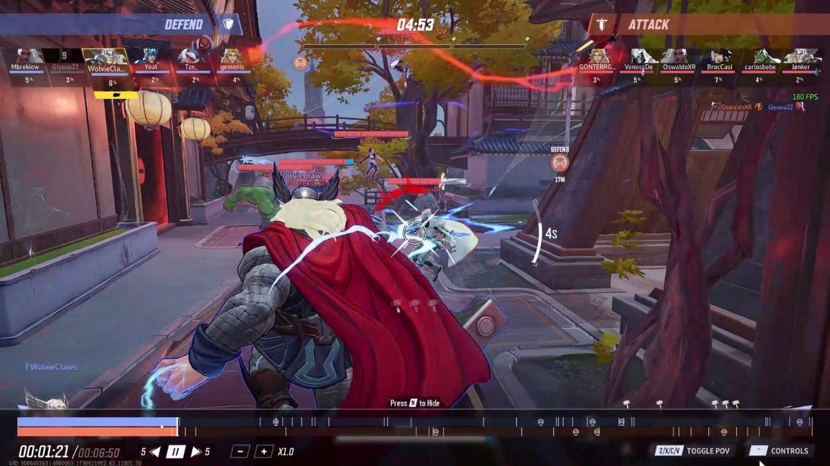 Replay mode in Marvel Rivals