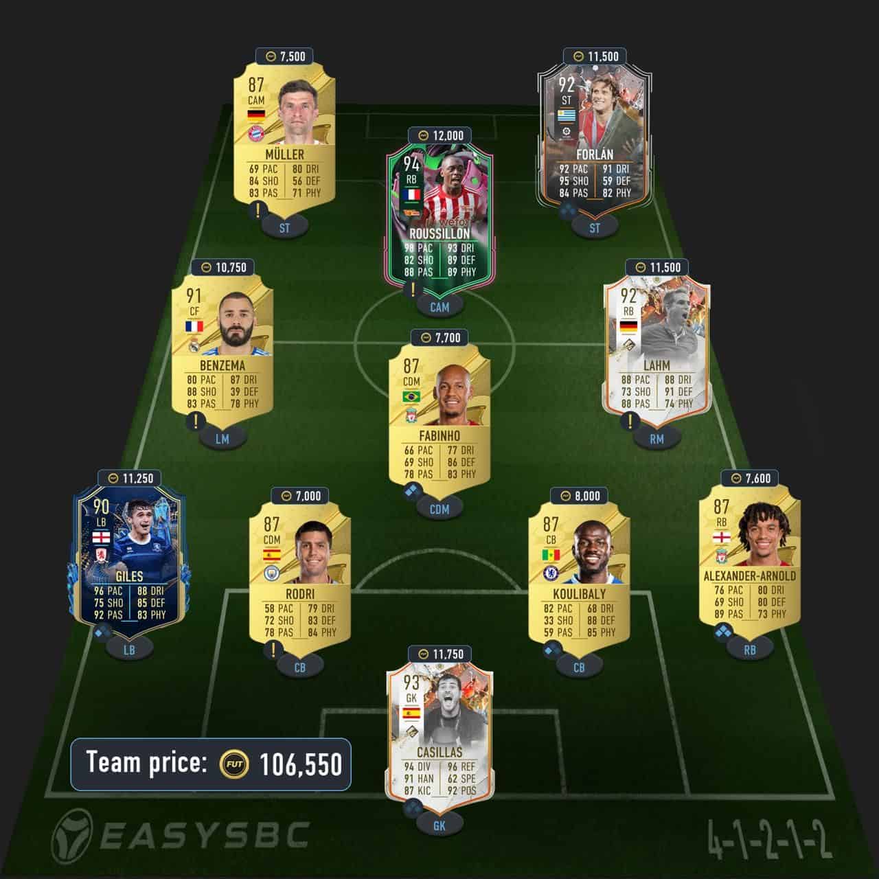 ricardo carvalho futties hero sbc solution fifa 23 91-rated squad