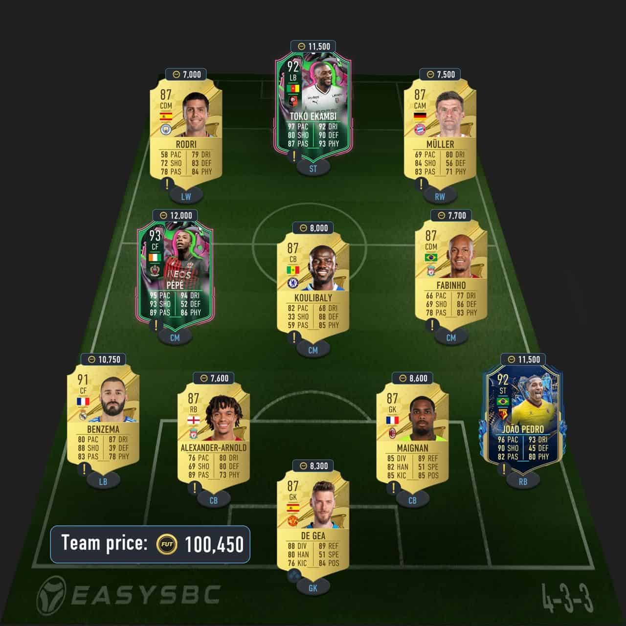 ricardo carvalho futties hero sbc solution fifa 23 premier league