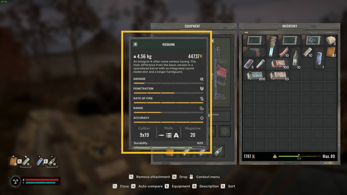 Stalker 2 best weapons: Riemann location.