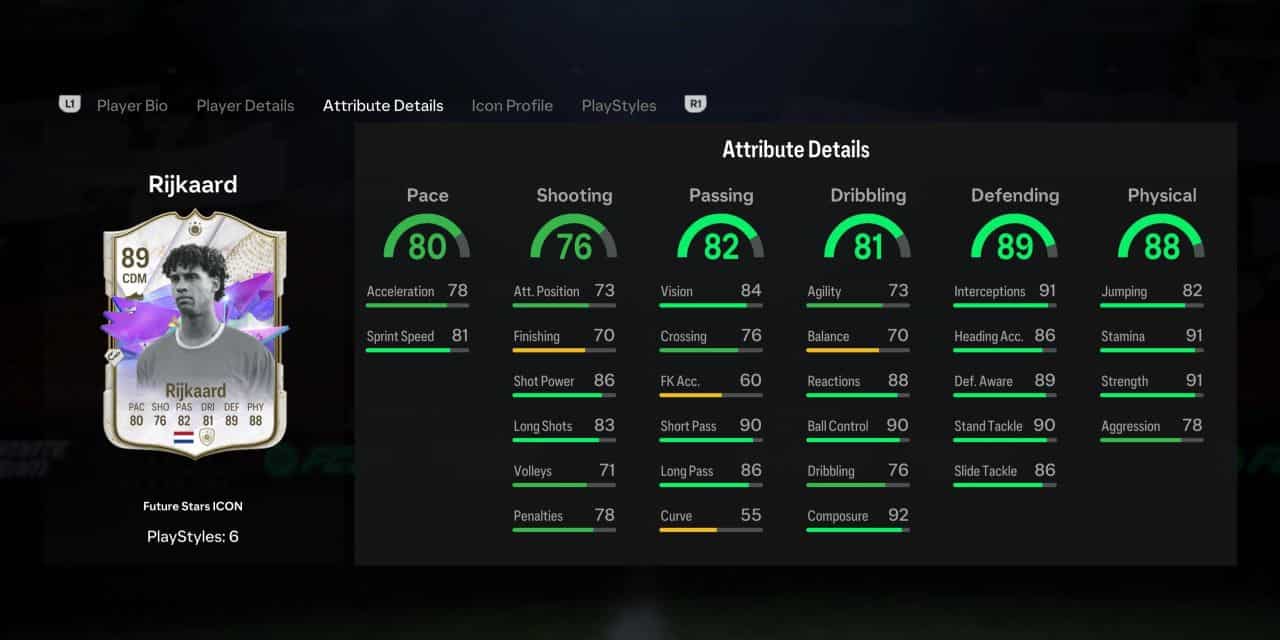 rijkaard future stars icon player profile fc 24