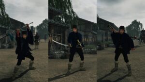 rise of the ronin - different combat styles shown for three weapons