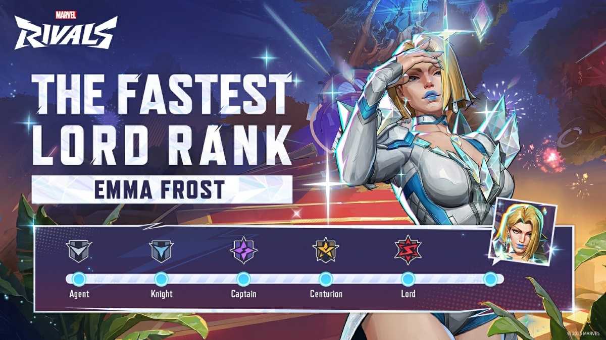Marvel Rivals Emma Frost Lord Rank Challenge