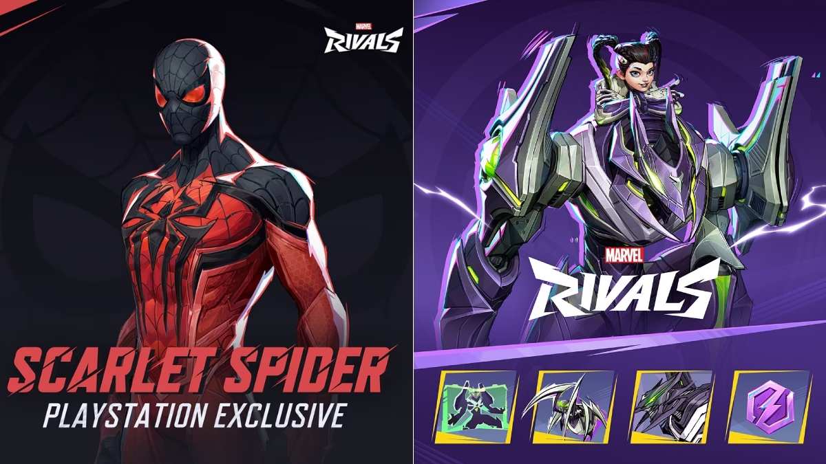 Scarlet Spider and Peni Parker bonus PS Plus in Marvel Rivals