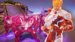 Marvel Rivals Venom and Human Torch skin