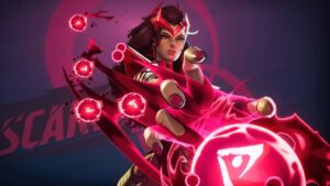 Scarlet Witch in Marvel Rivals MVP Screen
