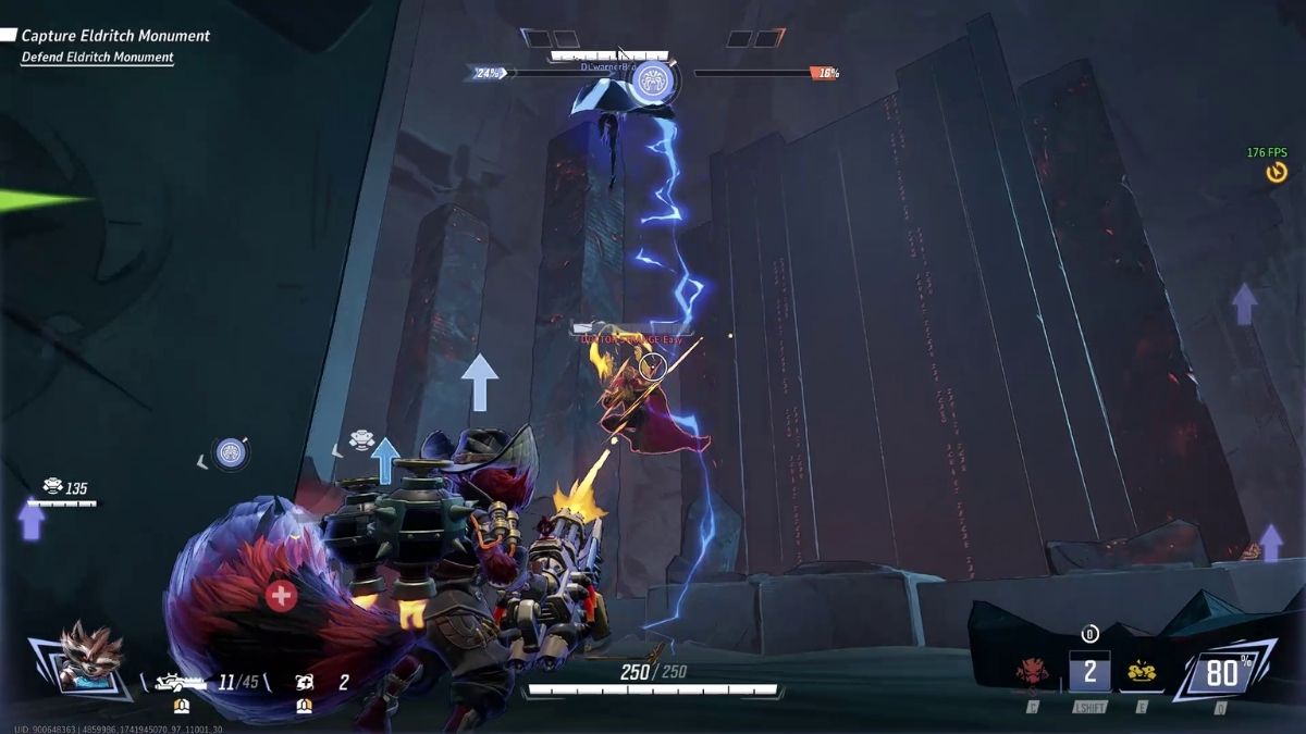 Rocket primary fire in Marvel Rivals